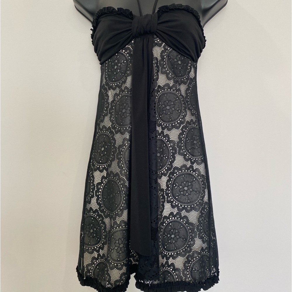 Marciano lace babydoll cocktail dress
